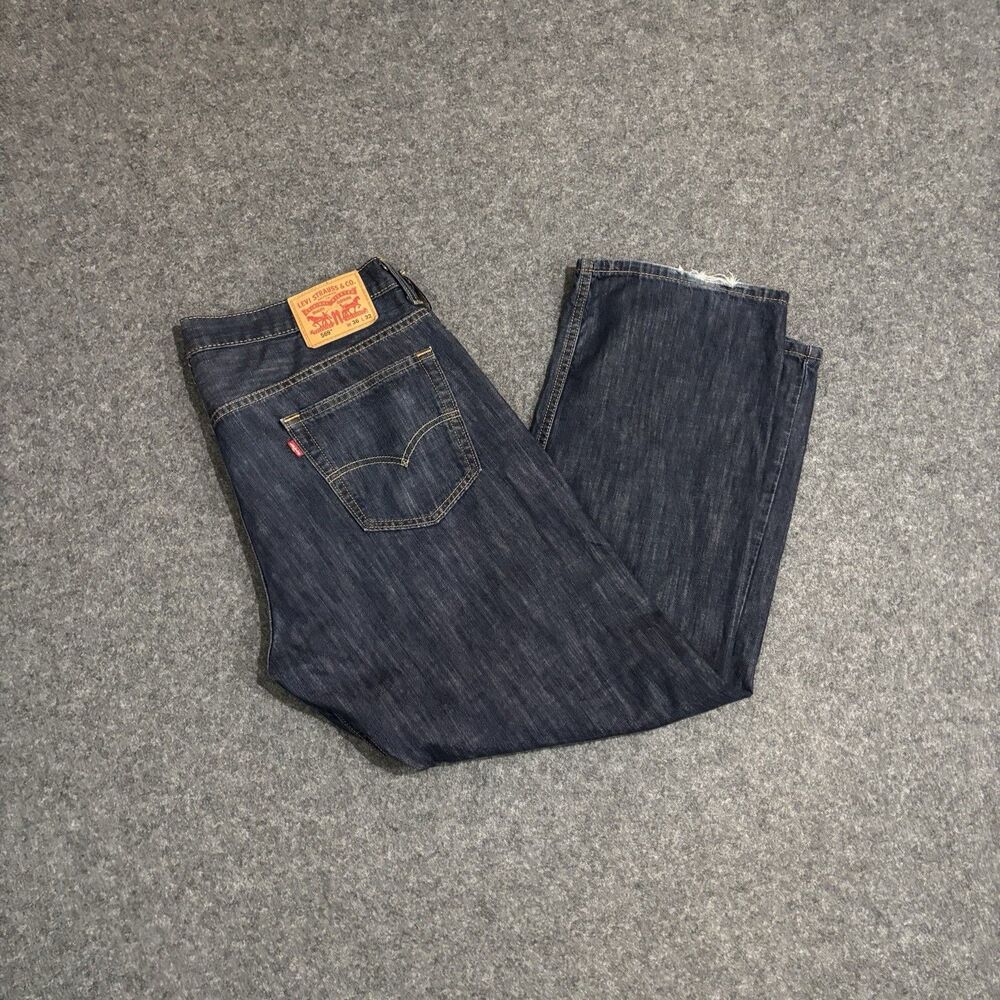 Levi's 559 Mens Relaxed Straight Fit Jeans 36x32 (Fits 36x29) Blue Denim